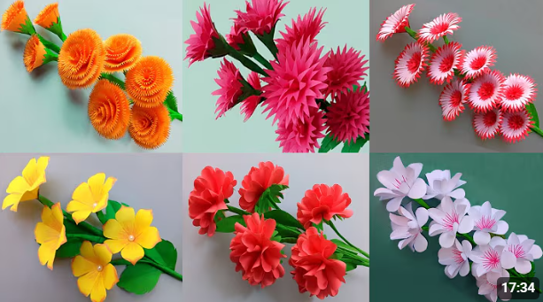 6 Fantastic DIY Paper Flower Tutorials!
