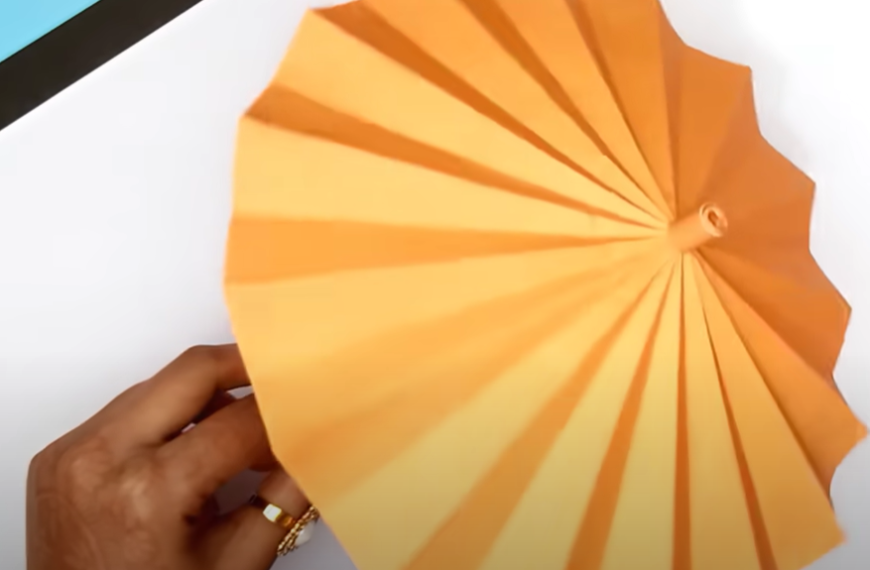 DIY Perfect Paper Umbrella That Opens and Closes!